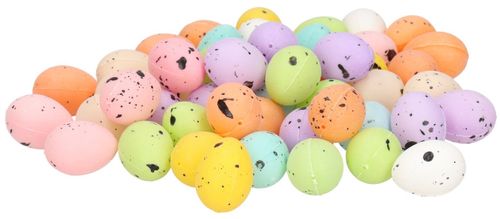 JAJKA PLASTIKOWE NAKRAPIANE PISANKI JAJKO 50SZT na Arena.pl