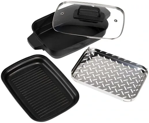 Grill elektryczny Cuisinart GRMC3E 1400W szaro-czarny zdjęcie 3