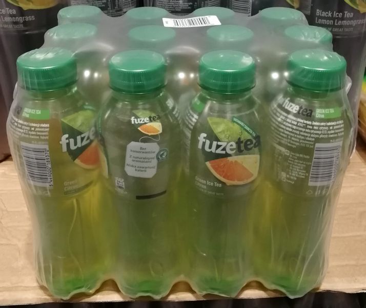 FuzeTea Green Citrus 0,5l - karton zdjęcie 1