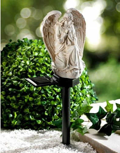 ANIOŁ SOLARNY LAMPKA LED NA WSZYSTKICH ŚWIĘTYCH NA CMENTARZ GRÓB na Arena.pl