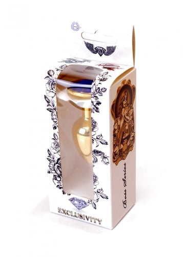 plug jewellery gold plug  dark blue na Arena.pl