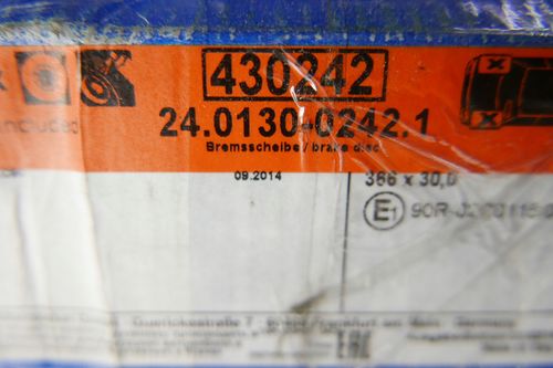 TARCZA HAM PRZOD 366X30 V ATE na Arena.pl