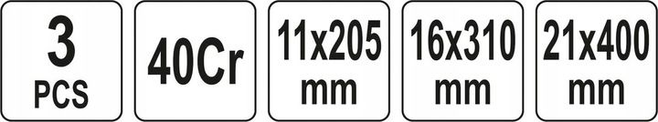 Zestaw łomów 3 cz. zdjęcie 12