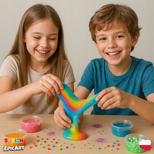 ZESTAW SLIME MAGIC KLEJ PVA DO ROBIENIA GLUTÓW PREZENT DZIEŃ DZIECKA na Arena.pl