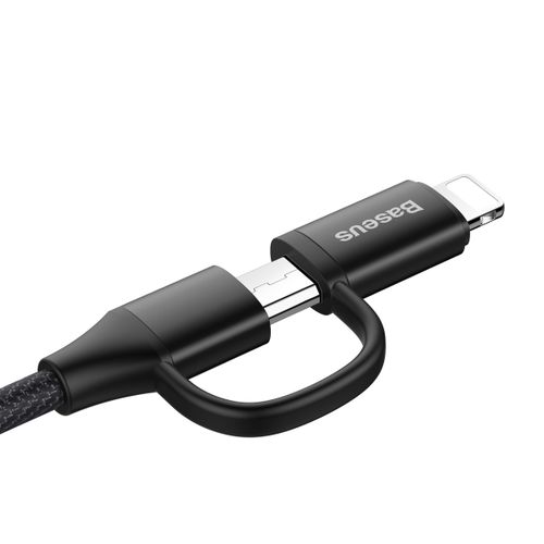 Kabel 2w1 micro USB +Lightning Iphone Baseus Yiven na Arena.pl