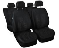 Uniwersalne skórzane pokrowce MODERN MC-1 CZARNE do MITSUBISHI OUTLANDER I II III