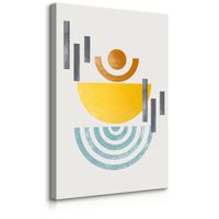 Obraz Na Płótnie Figury Geometryczne Abstrakcja Styl Boho 60cm x 90cm