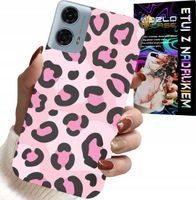 ETUI DO MOTOROLA G34 5G - RÓŻOWA PANTERKA PANTERA KOBIECE WZORY