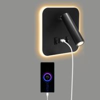 LAMPA NOCNA LED KINKIET DO CZYTANIA Z USB
