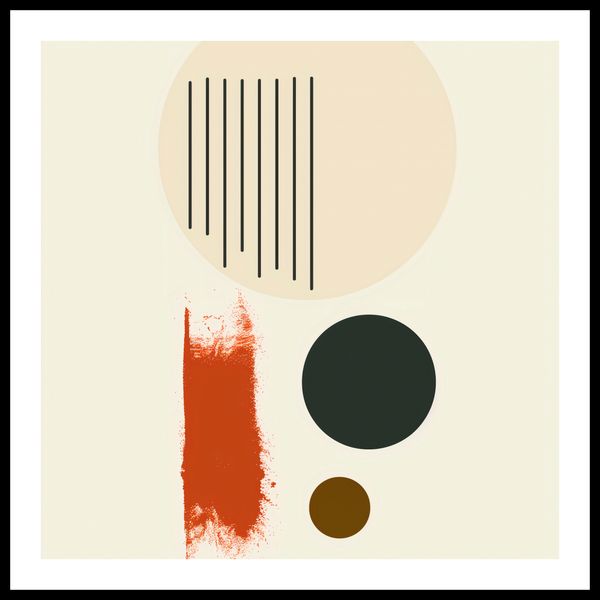 Plakat 50x50cm Symetryczna Struna zdjęcie 3