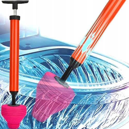 PRZEPYCHACZ DO RUR DO UDRAŻNIANIA KANALIZACJI POMPKA WC SYFONÓW ZLEWU na Arena.pl