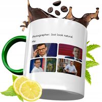Kubek Zielony Mateusz Morawiecki Na Prezent Z Nadrukiem Ze Zdjęciem