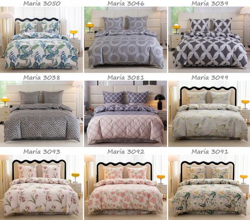 Pościel 160x200 + 2 poszewki KOMPLET POŚCIELI bawełnianej satyny WYBÓR na Arena.pl