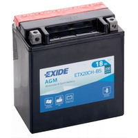 Akumulator motocyklowy EXIDE ETX20CH-BS YTX20CH-BS 12V 18Ah 230A EN L+