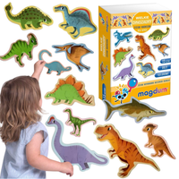 Zestaw Edukacyjnych Magnesów ”Duże Dinozaury” Dla Dzieci 6032-06
