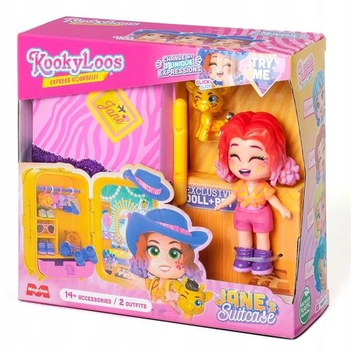 Kookyloos Lalka Jane Walizka Akcesoria Zwierzątko na Arena.pl