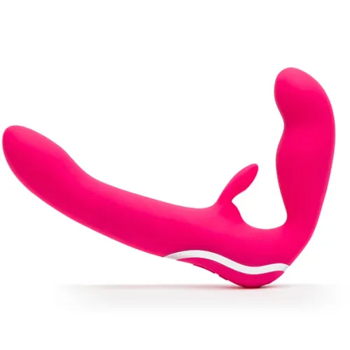 wibrator strap-on - happy rabbit strapless strap-on pink na Arena.pl