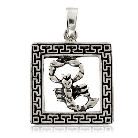 SREBRNY WISIOREK ZNAK ZODIAKU SKORPION PRÓBA SREBRA 925 GRAWER GRATIS na Arena.pl