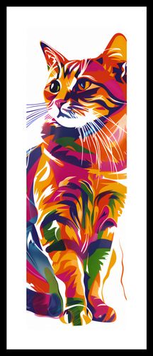 Plakat 30,5x91,5cm Nasycony Kot na Arena.pl