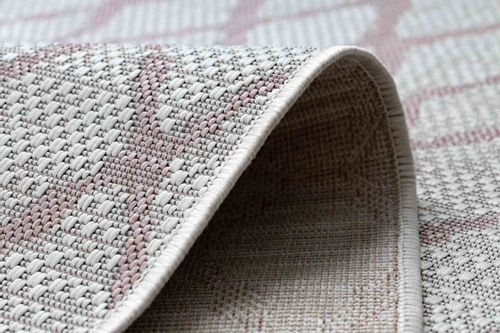RUG/LU/VINEA/GRID/CREAM+POWDERPINK/120x170 na Arena.pl
