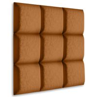 PANEL TAPICEROWANY ŚCIENNY MIODOWY WEZGŁOWIE 3D 30cm x 30cm