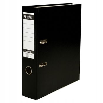 Segregator A4 Bantex Classic PP 7,5 cm czarny 5 szt na Arena.pl