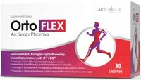 OrtoFLEX 30 saszetek pomarańcza GLUKOZAMINA KOLAGEN WITAMINA C I D3