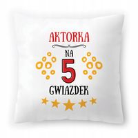 Dla Aktorki Poduszka Na Urodziny Na Prezent Z Nadrukiem Ze Zdjęciem