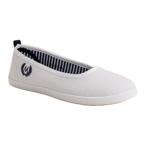 Białe Tekstylne Baleriny r.39 na Arena.pl