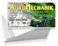 Wizytówki reklamowe 200 szt różne wzory AUTO MECHANIK