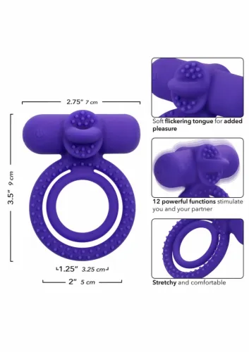 calexotics silicone rechargeable dual climaxer - model z podwojną na Arena.pl
