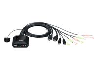 Aten 2-Port USB 4K HDMI Cable KVM