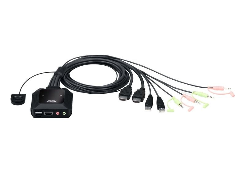 Aten 2-Port USB 4K HDMI Cable KVM zdjęcie 1