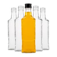 5x Butelka MOSKWA 250 ml z zakrętkami na nalewki wódkę wesele