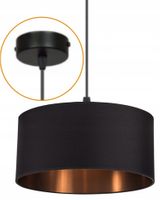 STYLOWA lampa wisząca Czarno Miedziana CERLUX