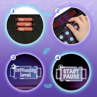 MATA DO TAŃCA MUZYCZNA PODWÓJNA TAŃCZENIA DLA DZIECI BLUETOOTH 3 TRYBÓW GRY