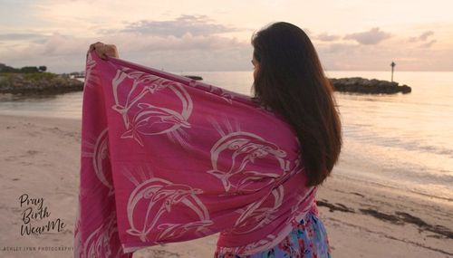 Chusta tkana Sensimo Slings - Dolphins Pink Nova 5 na Arena.pl