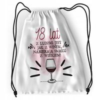 Plecak Urodziny 18 18Te Sportowy Szkolny Worek Z Nadrukiem Ze Zdjęciem