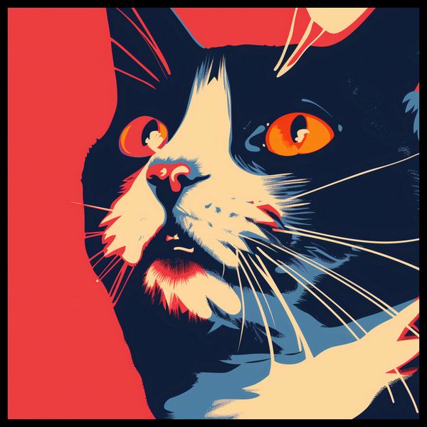 Plakat 80x80cm Szok zdjęcie 2