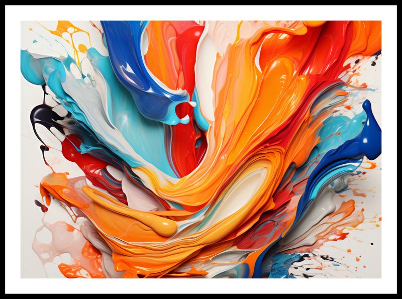 Plakat 70x50cm Taneczne Fale zdjęcie 3