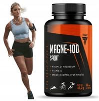MAGNEZ W KAPSUŁKACH Magne-100 Sport 60 kaps Trec Endurance