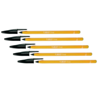 długopis bic orange - czarny 5szt.