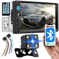 RADIO SAMOCHODOWE BLUETOOTH 1 DIN 7" KAMERA COFANIA DOTYKOWY EKRAN
