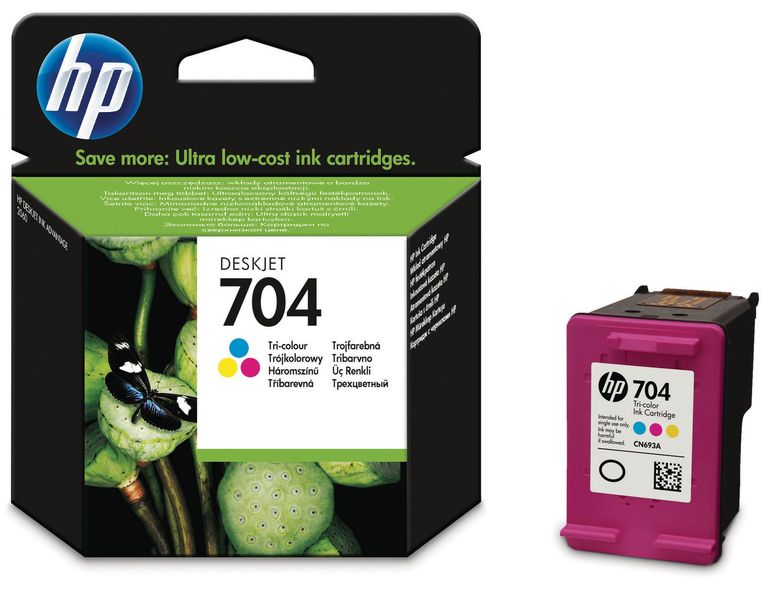 Tusz HP 704 Color zdjęcie 2