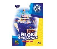 BLOK RYSUNKOWY A3 120G ASTRA  5901137132587