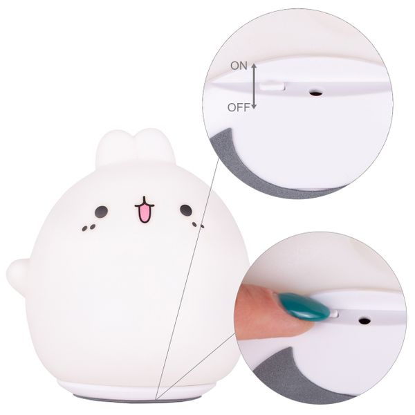 Lampka Nocna LED dla Dzieci Króliczek RGB + Pilot zdjęcie 13