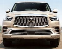 Infiniti QX80 - Chromowane Listwy Grill Chrom Atrapy Zderzaka Tuning