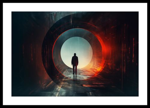 Plakat 45x30cm Portal do Świata na Arena.pl
