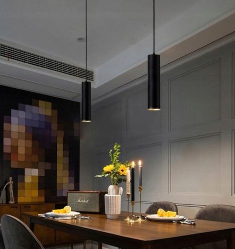 Reflektor szynowy wiszący do GU10 czarny lampa zwis oprawa LED na Arena.pl