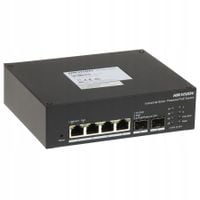 ZARZĄDZALNY SWITCH PRZEMYSŁOWY POE DS-3T1506HP-EI-UPS/NO POWER UNIT 4-PORTO